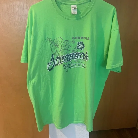 🌺Clearance or GWP Green Savannah tee 2x - Picture 1 of 5